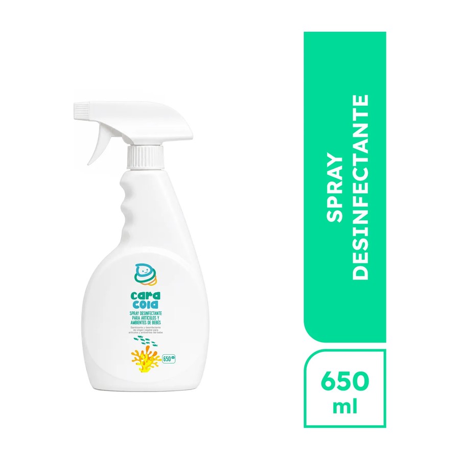 Spray desinfectante para artículos y ambientes de bebé Caracola 650 ml